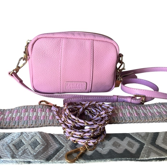 Pom Pom London Leather Handbag **With 4 Straps!!!!** - Picture 2 of 10